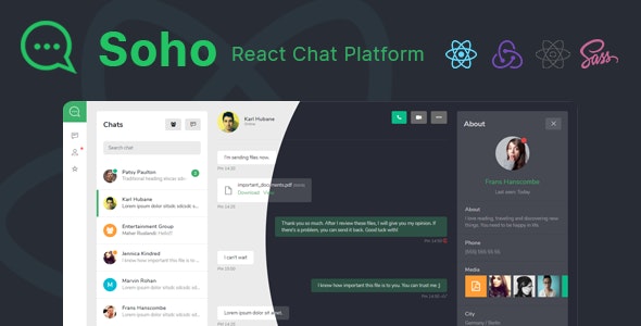 Detail React Chat Template Nomer 39