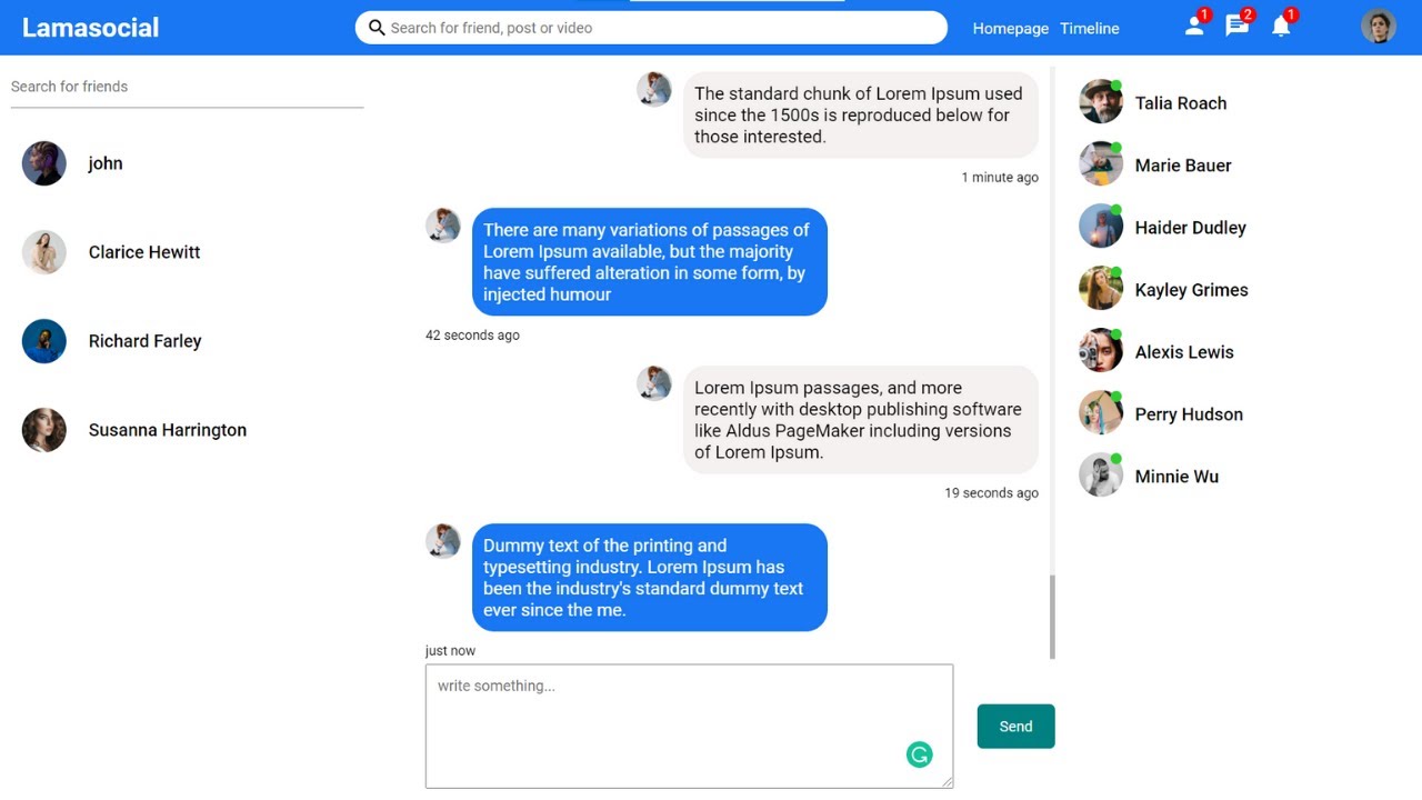 Detail React Chat Template Nomer 42