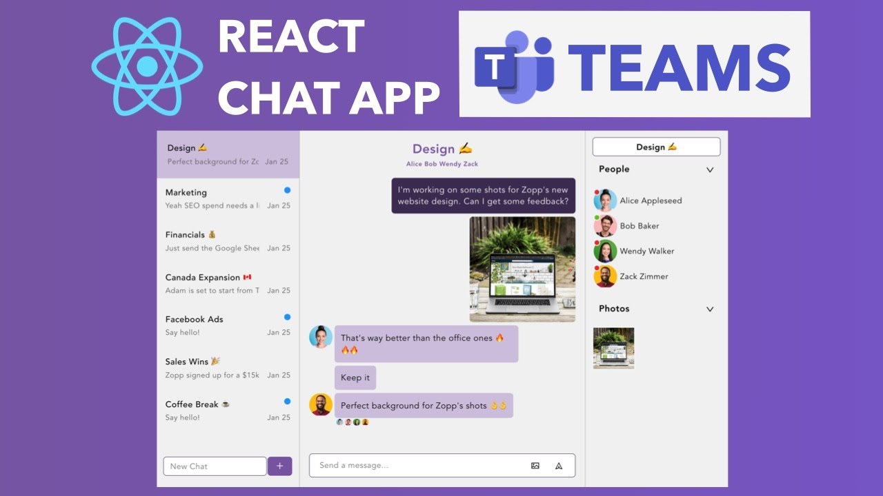 Detail React Chat Template Nomer 8