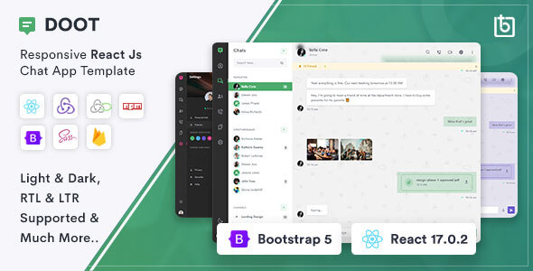 Detail React Chat Template Nomer 9