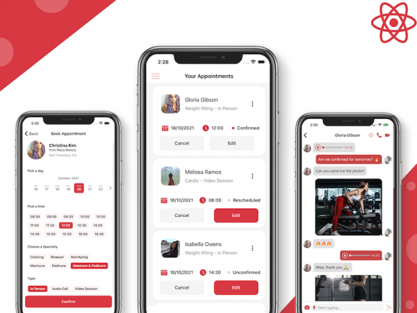 Detail React Js Mobile Template Nomer 11