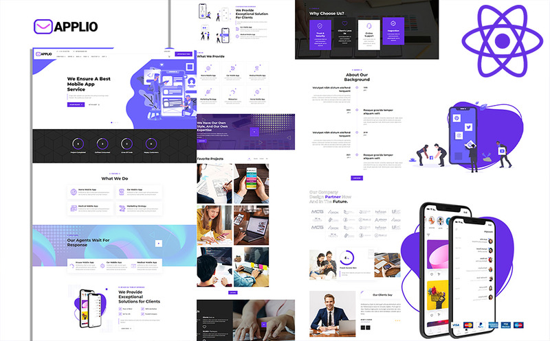 Detail React Js Mobile Template Nomer 34