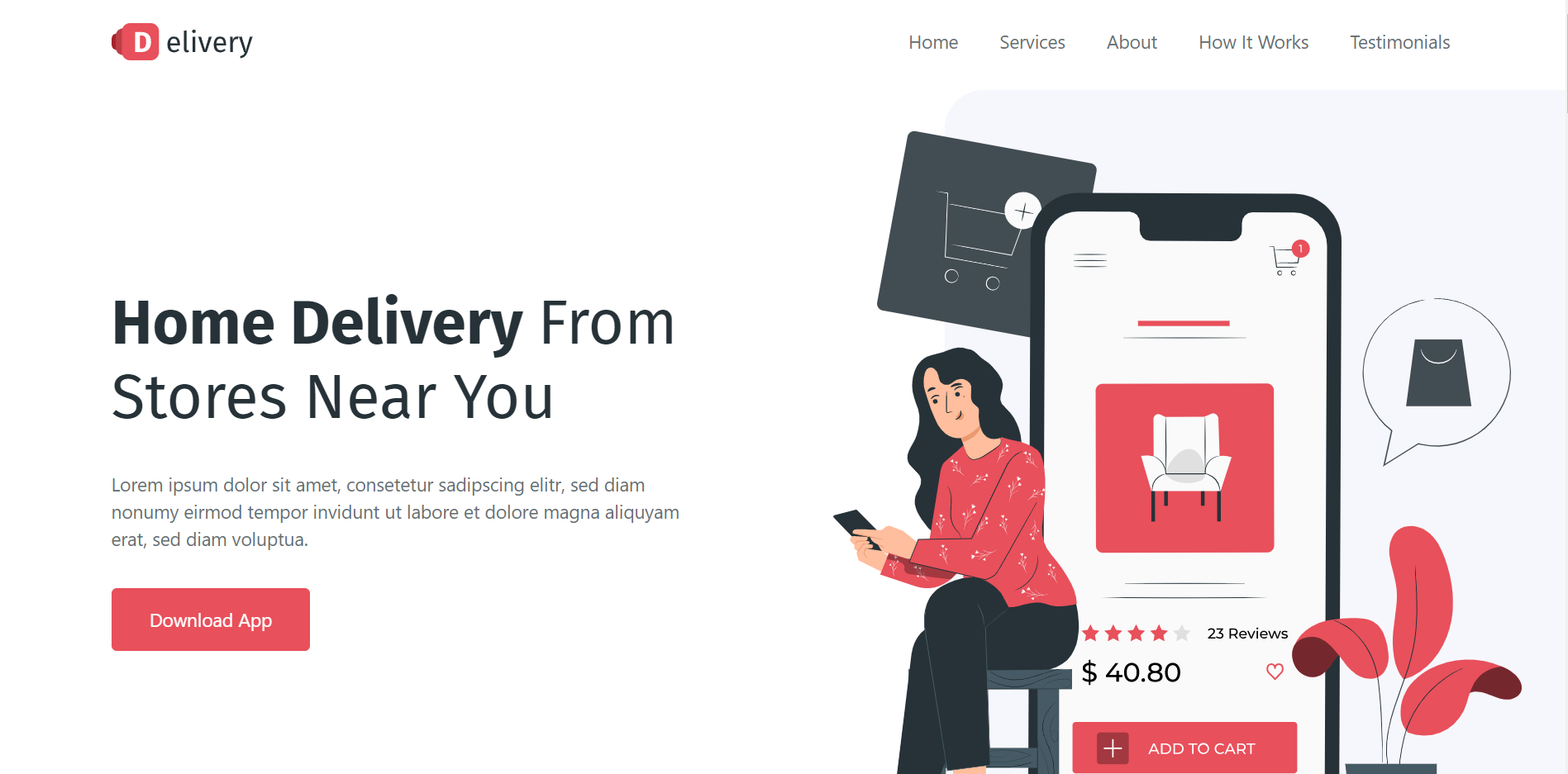 Detail React Js Mobile Template Nomer 35
