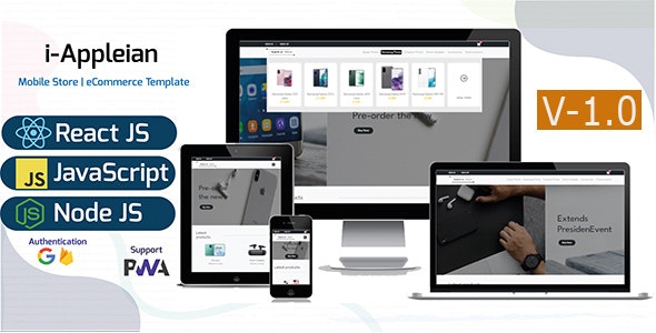 Detail React Js Mobile Template Nomer 37