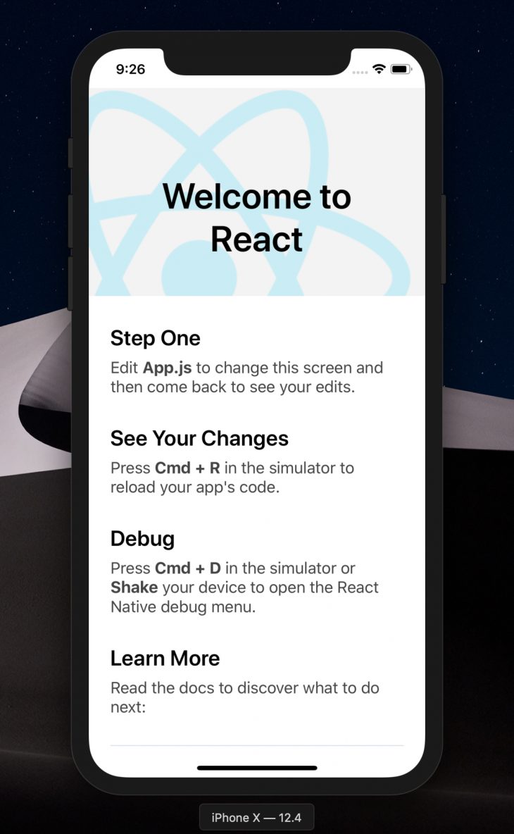 Detail React Js Mobile Template Nomer 51