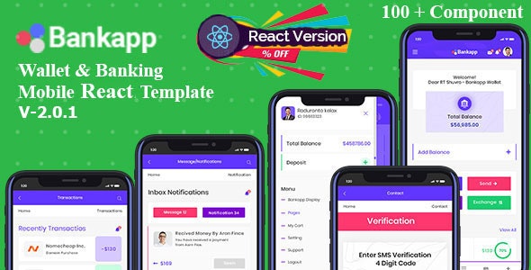 Detail React Js Mobile Template Nomer 7