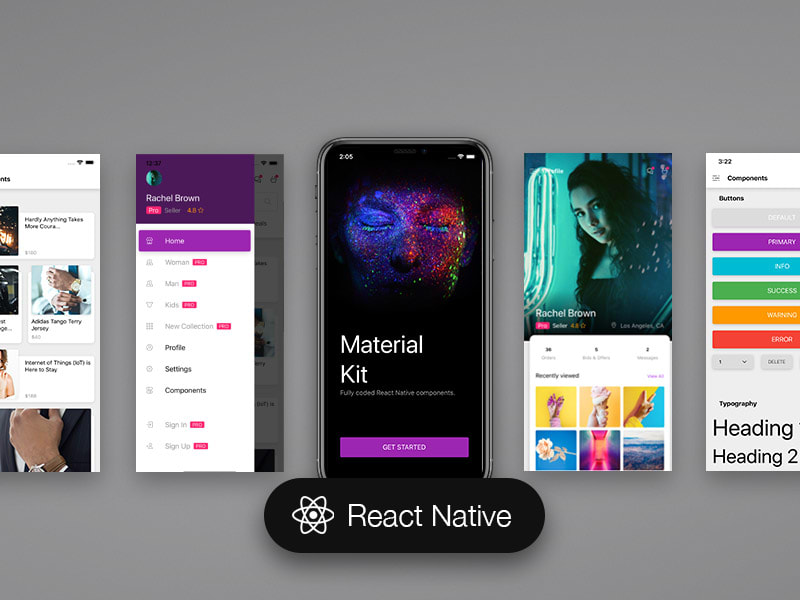 Detail React Native Login Screen Template Free Nomer 20