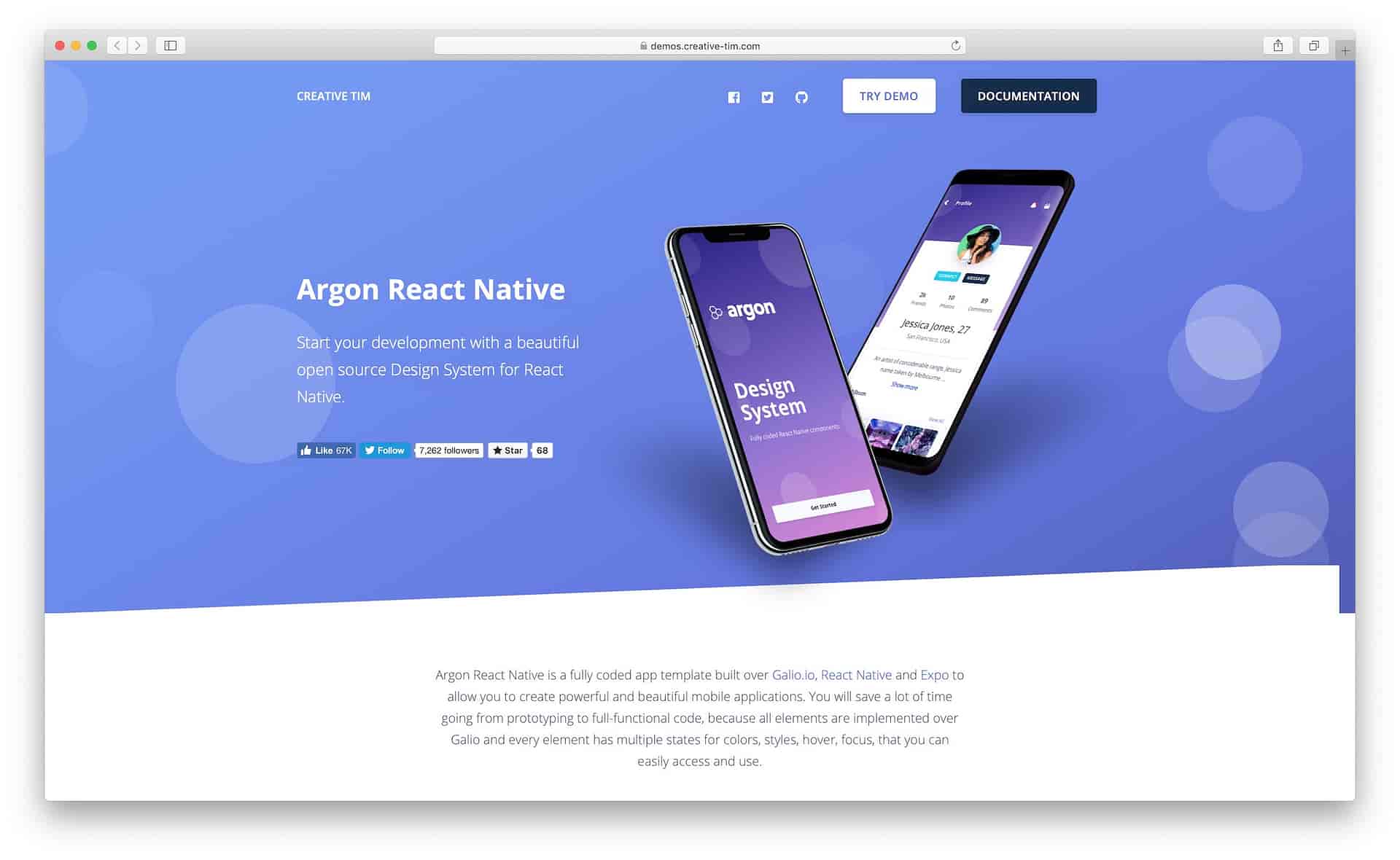 Detail React Native Template Nomer 31