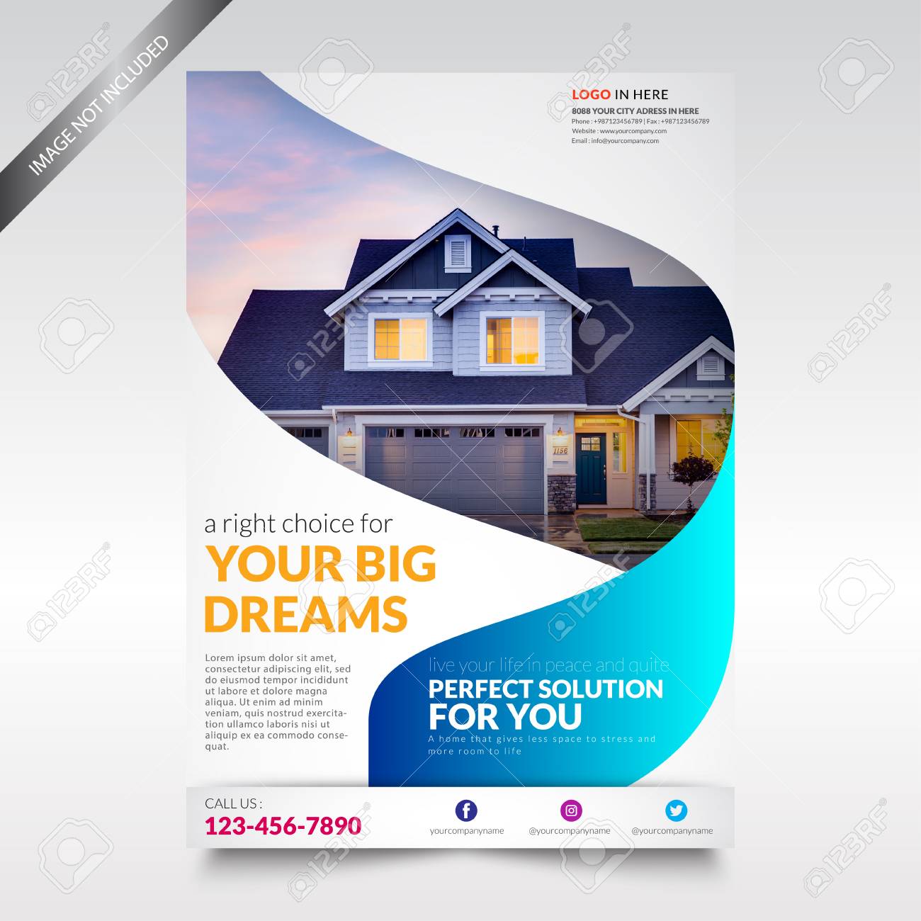 Detail Real Estate Flyer Template Free Nomer 38