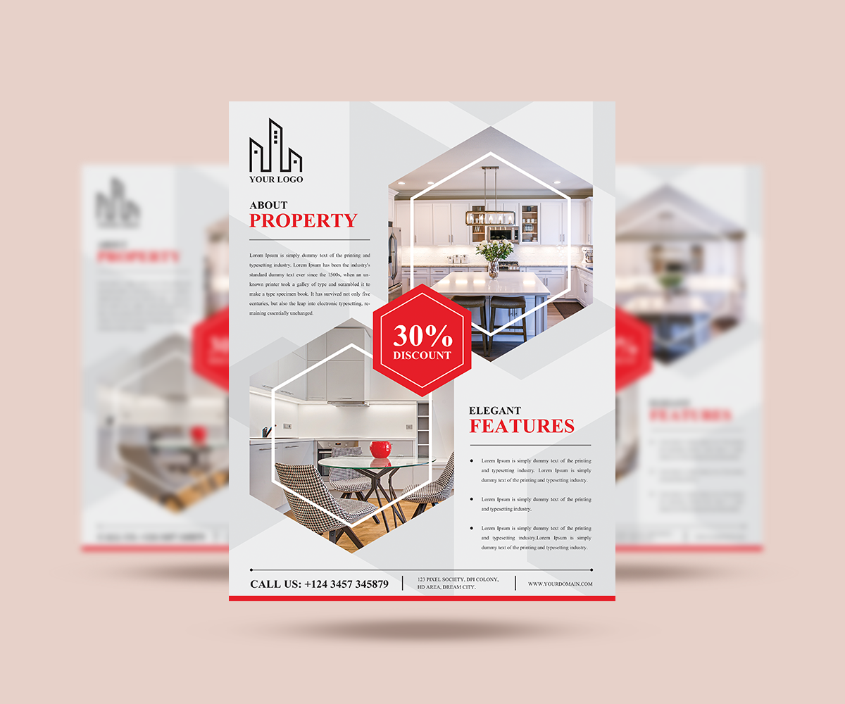 Detail Real Estate Flyer Template Free Nomer 50