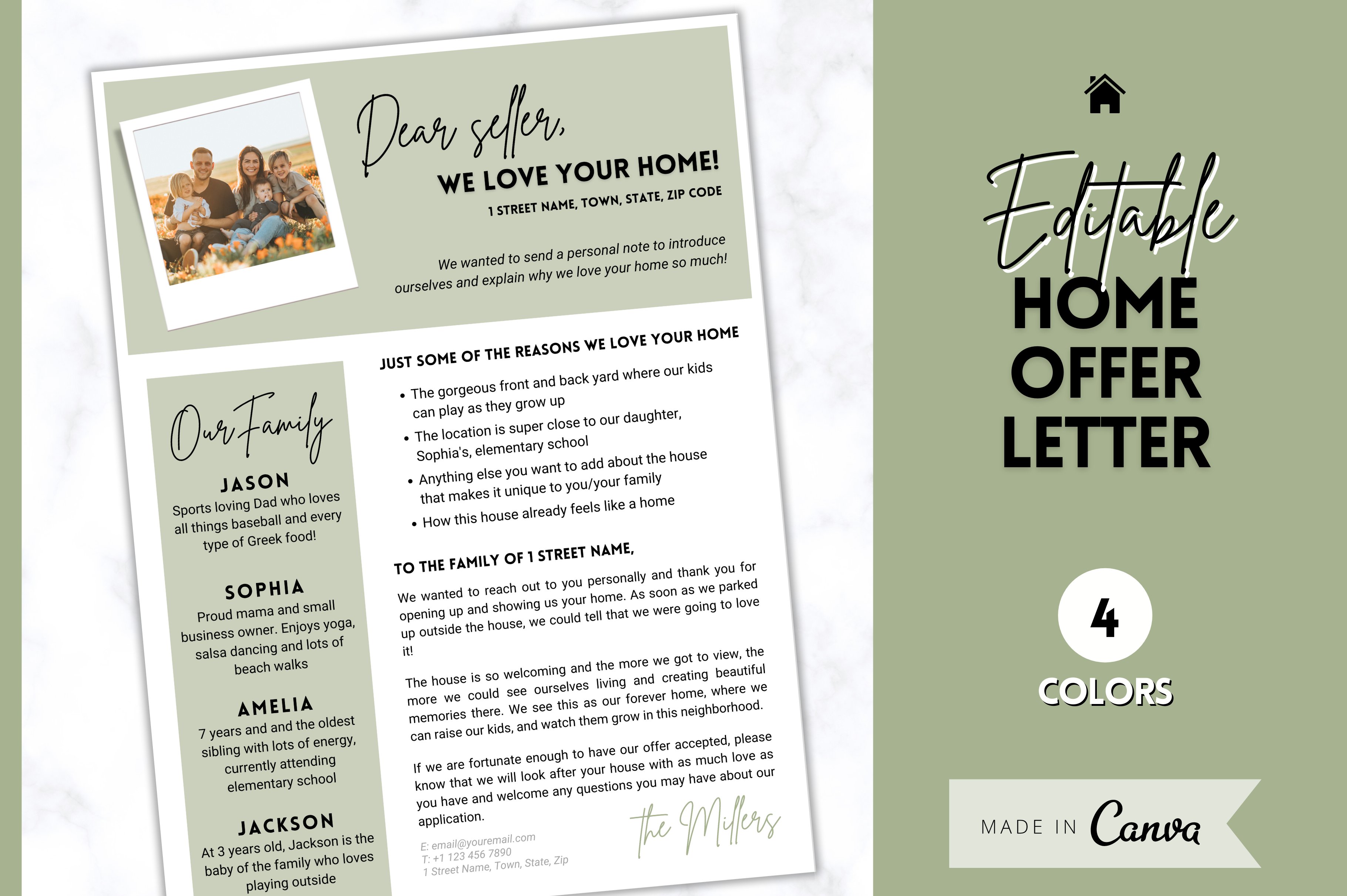 Detail Real Estate Offer Letter Template Nomer 44