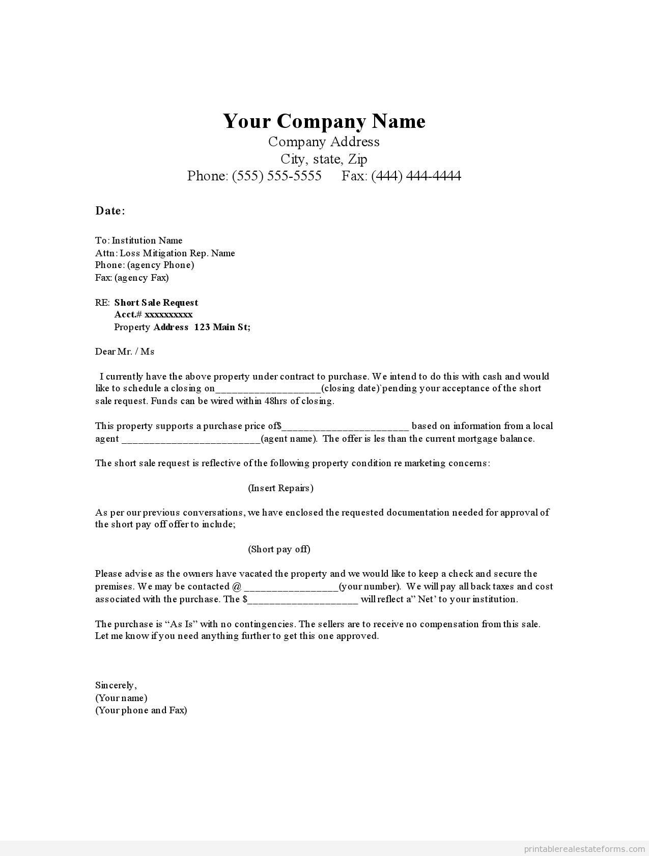 Detail Real Estate Offer Letter Template Nomer 8