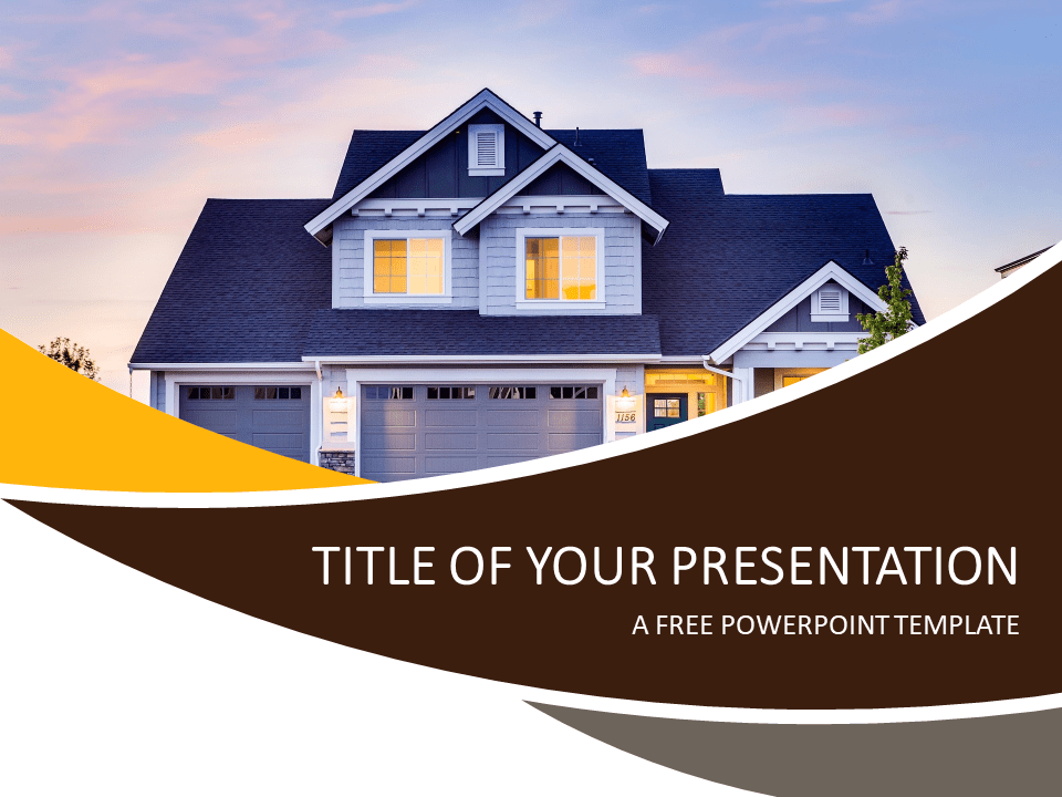 Detail Real Estate Powerpoint Presentation Template Nomer 2