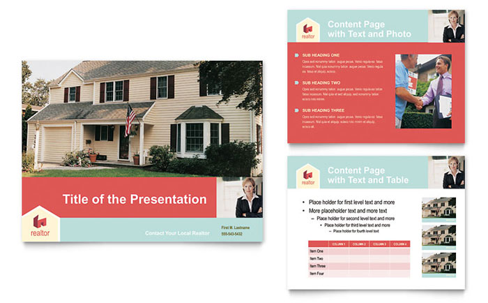 Detail Real Estate Powerpoint Presentation Template Nomer 21