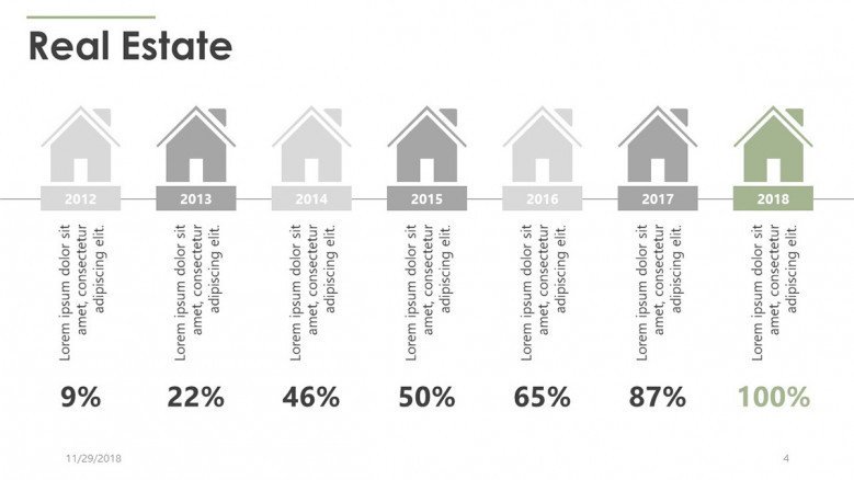 Detail Real Estate Powerpoint Presentation Template Nomer 36