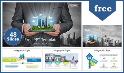 Detail Real Estate Powerpoint Presentation Template Nomer 48