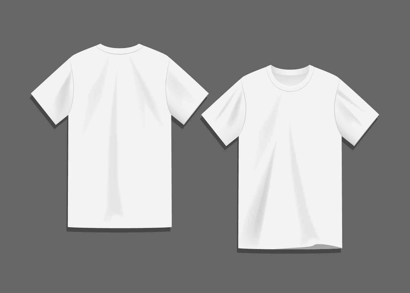 Real White Shirt Template - KibrisPDR