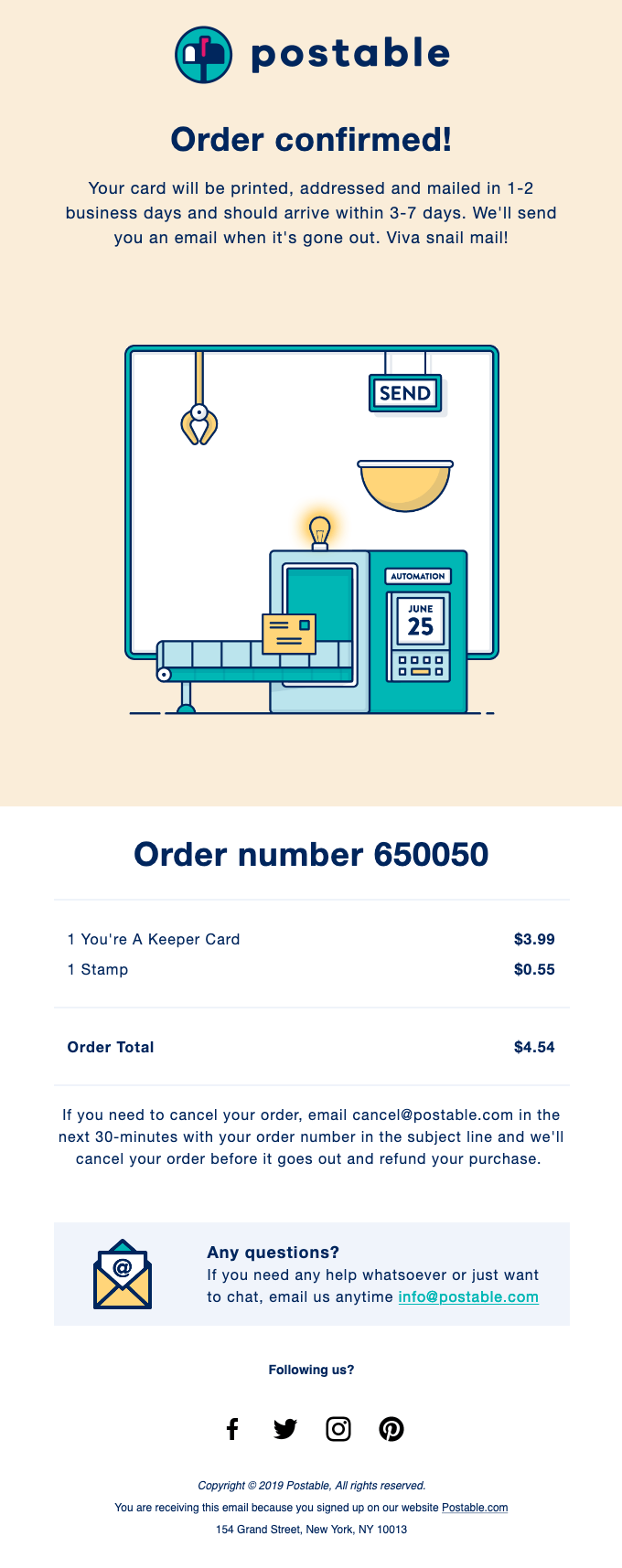 Detail Receipt Email Template Html Nomer 39