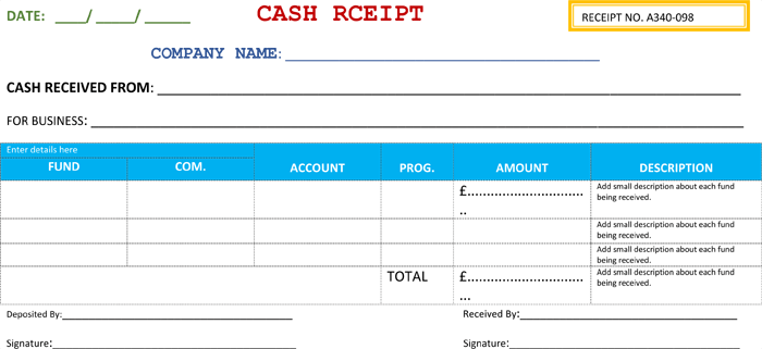 Detail Receipt Template Excel Nomer 20