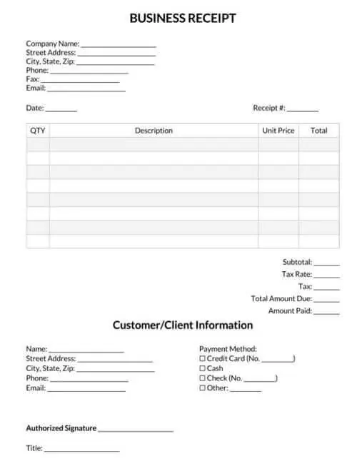 Detail Receipt Template Excel Nomer 37