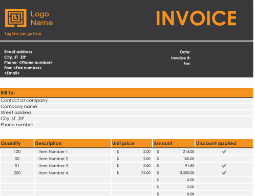 Detail Receipt Template Excel Nomer 42