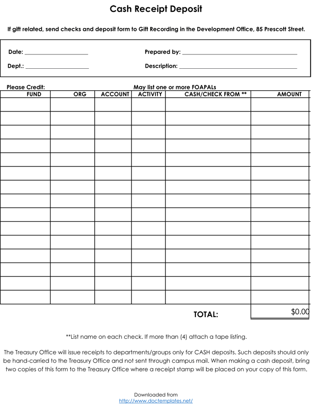 Detail Receipt Template Excel Nomer 56