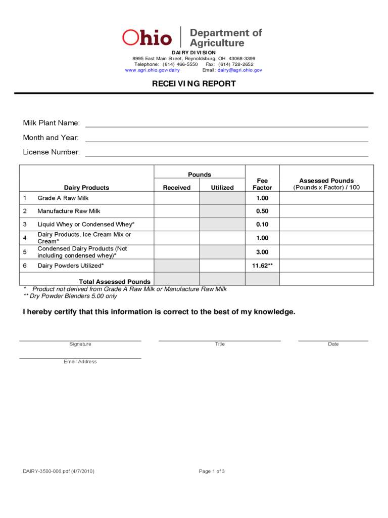 Detail Receiving Document Template Nomer 11