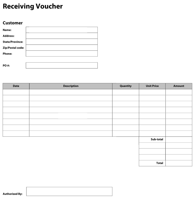 Detail Receiving Document Template Nomer 21