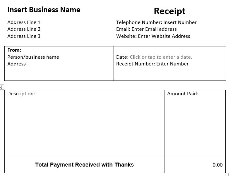 Detail Receiving Document Template Nomer 26