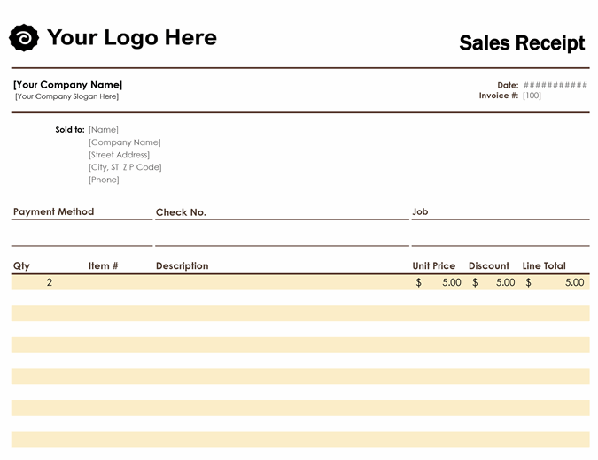 Detail Receiving Document Template Nomer 27