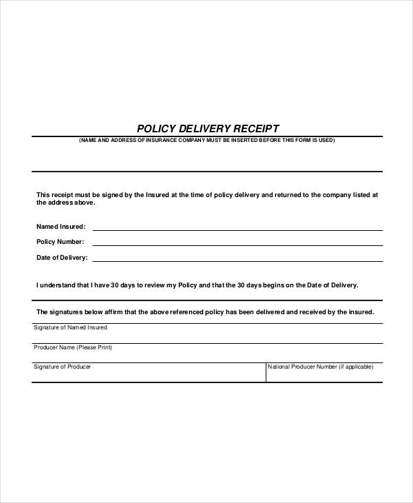 Detail Receiving Document Template Nomer 35