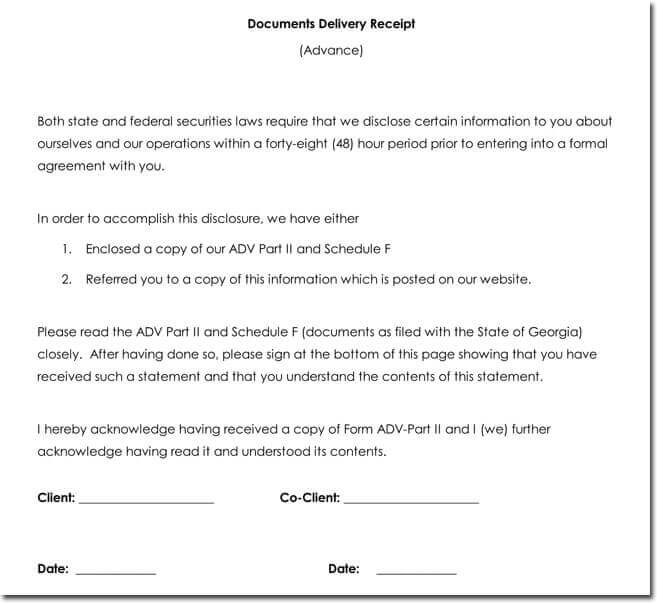 Detail Receiving Document Template Nomer 40
