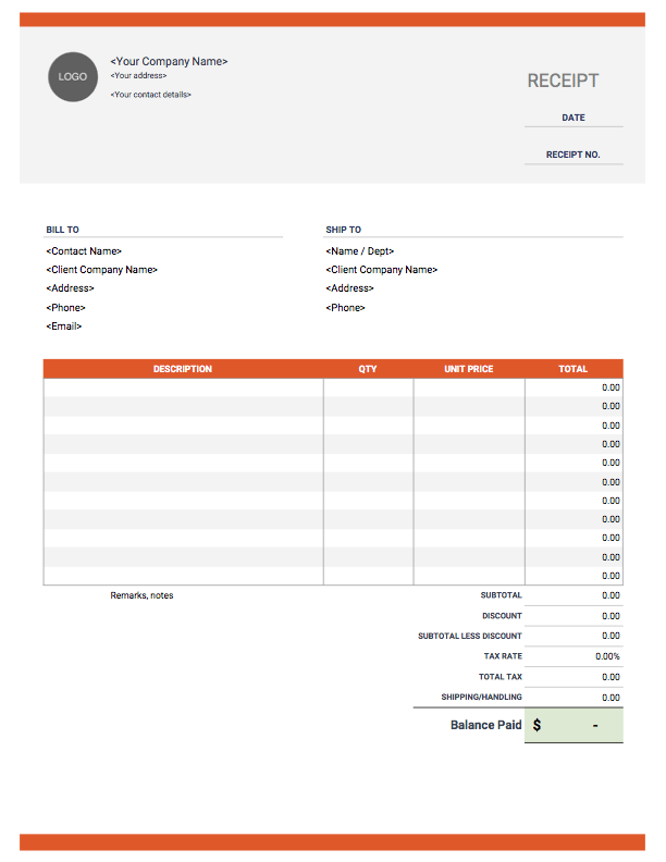 Detail Receiving Document Template Nomer 43