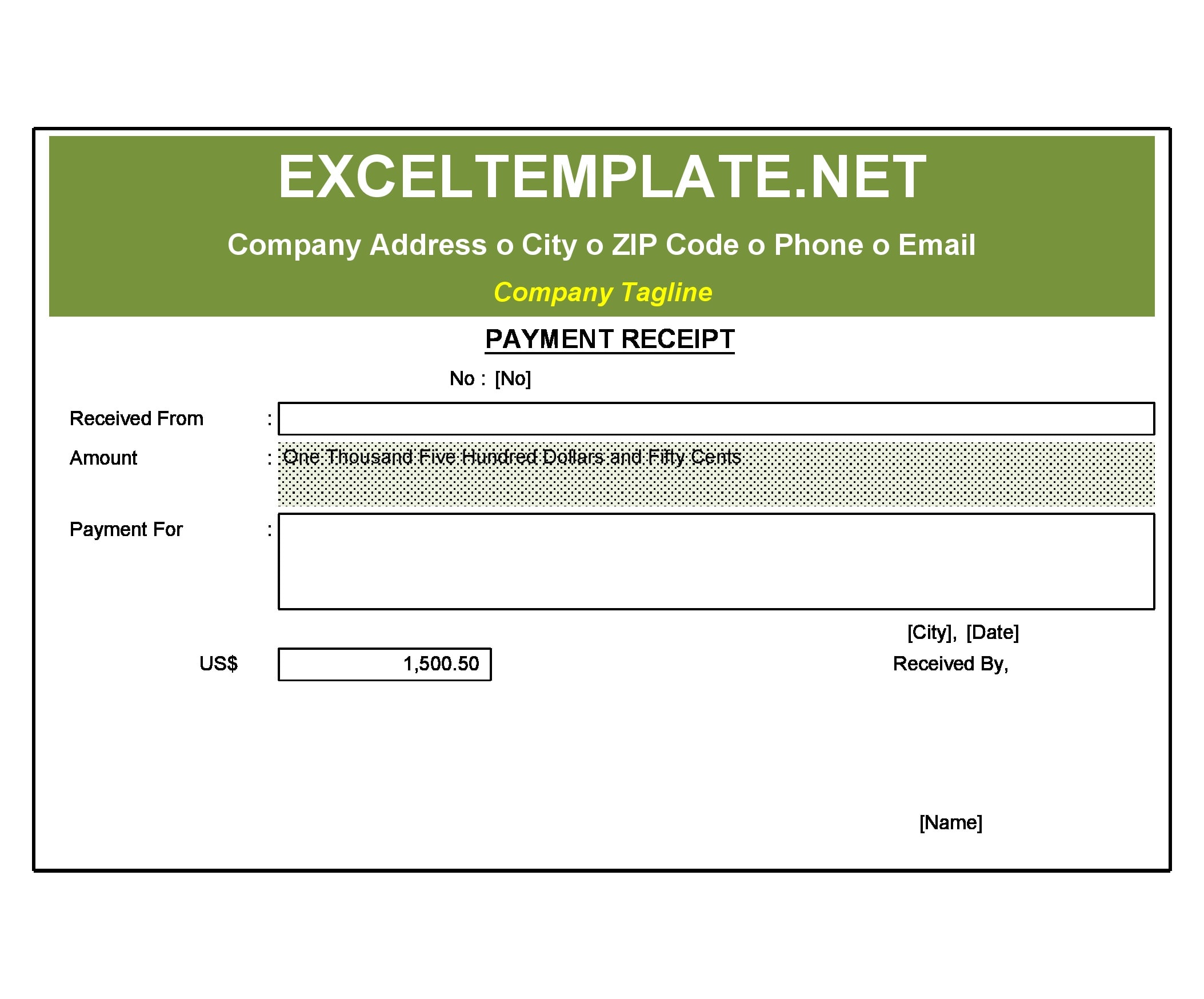 Detail Receiving Document Template Nomer 49