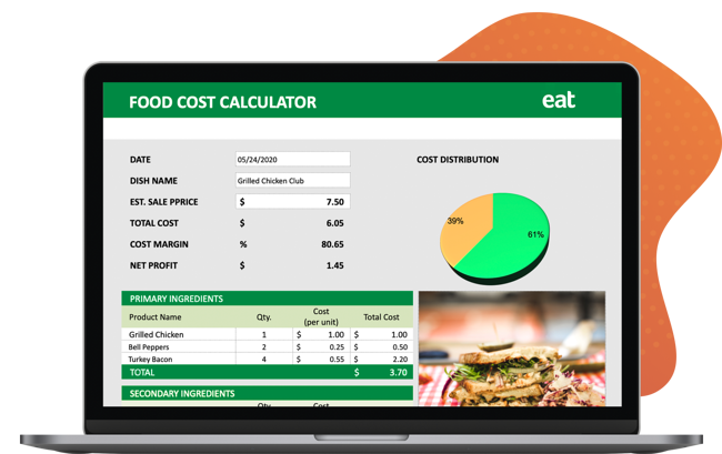 Detail Recipe Costing Template Excel Free Nomer 23