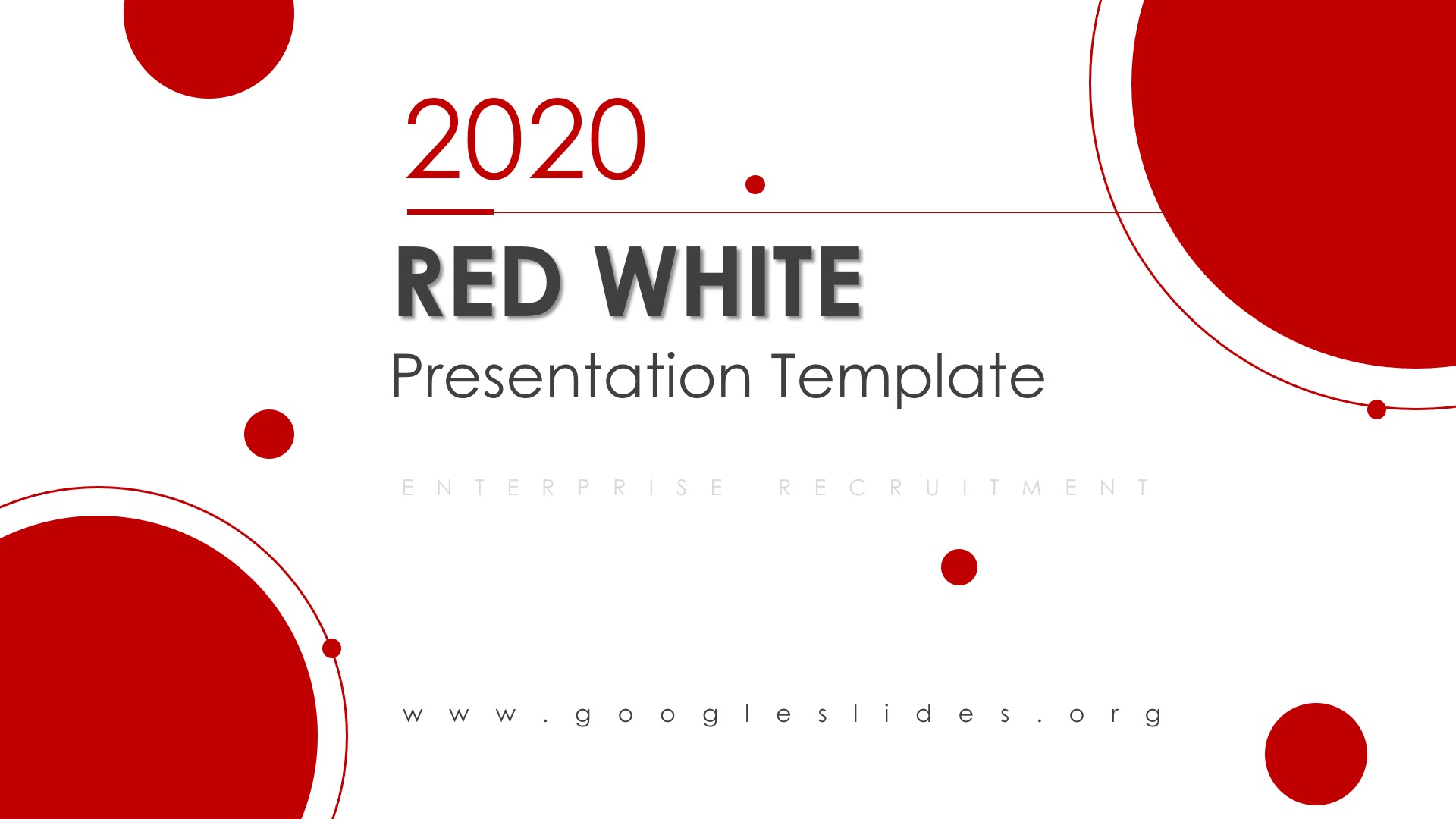 Detail Red Powerpoint Template Nomer 2