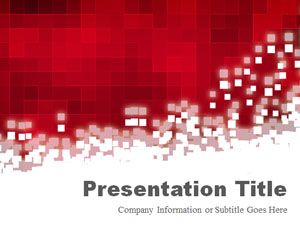 Detail Red Powerpoint Template Nomer 33