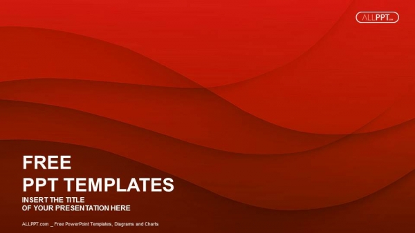 Detail Red Powerpoint Template Nomer 5