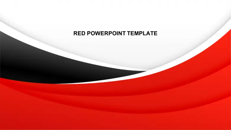 Detail Red Powerpoint Template Nomer 41