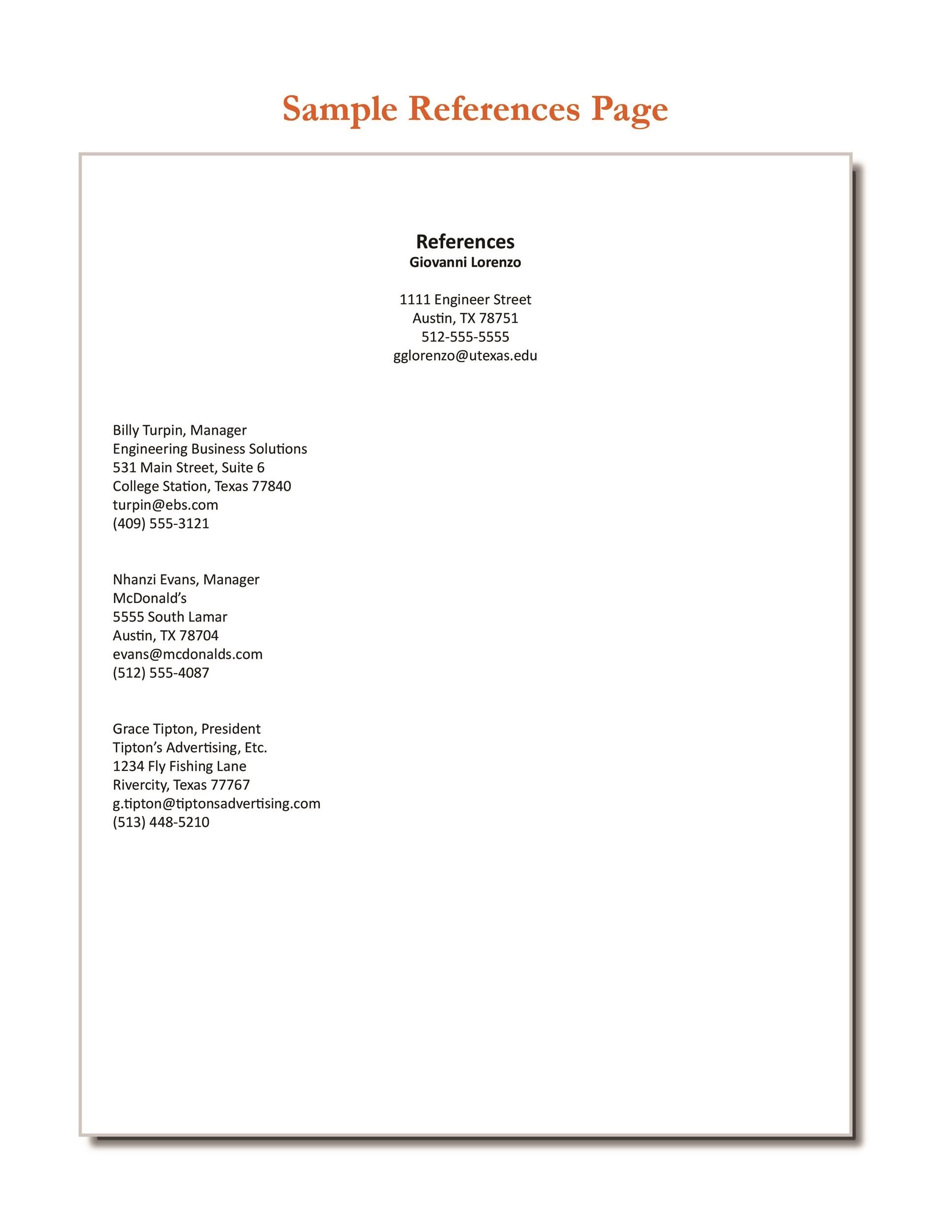 Detail References Template Word Nomer 11