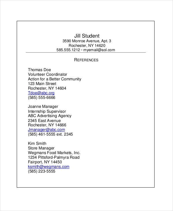 Detail References Template Word Nomer 12