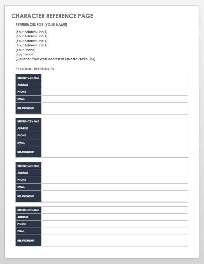 Detail References Template Word Nomer 13