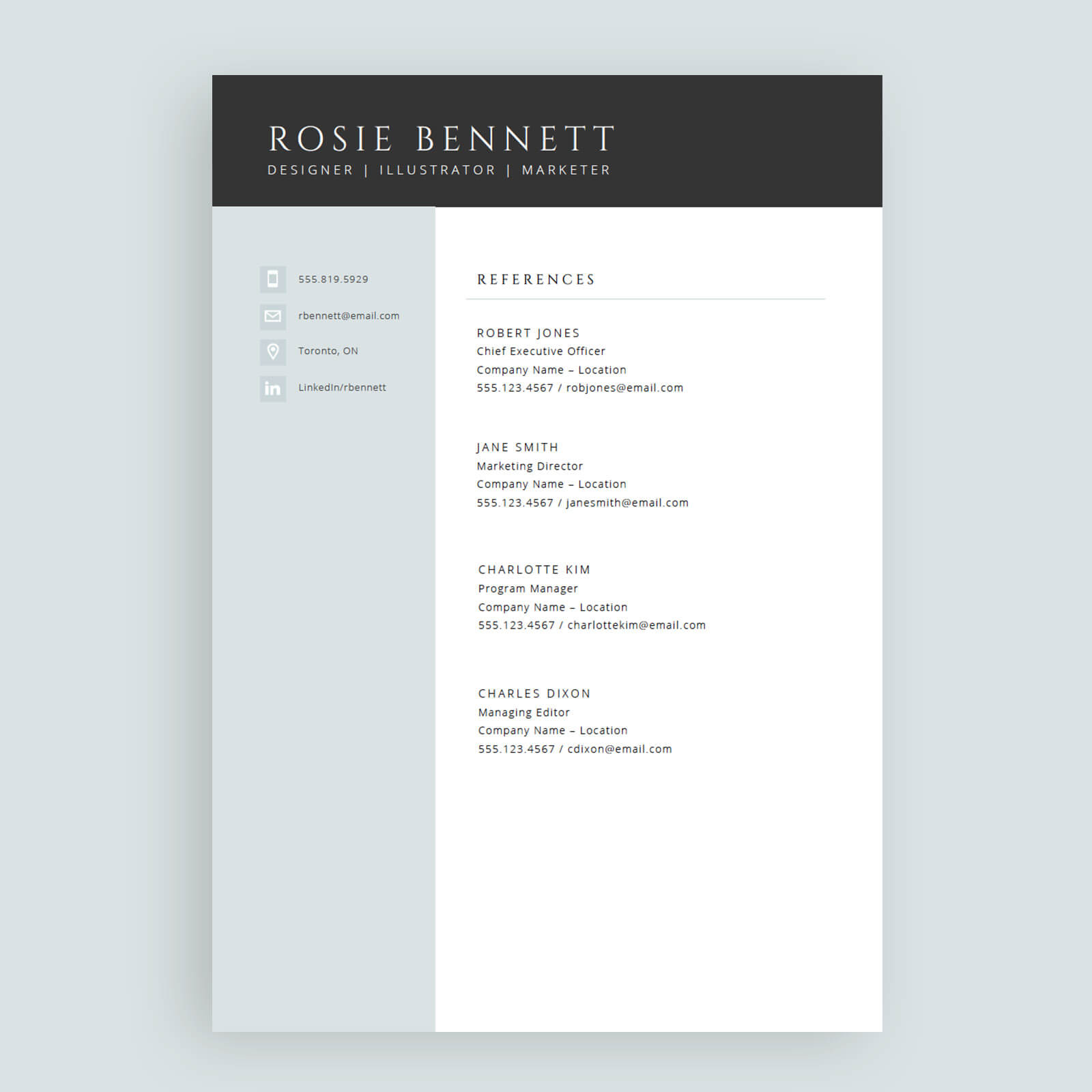 Detail References Template Word Nomer 18