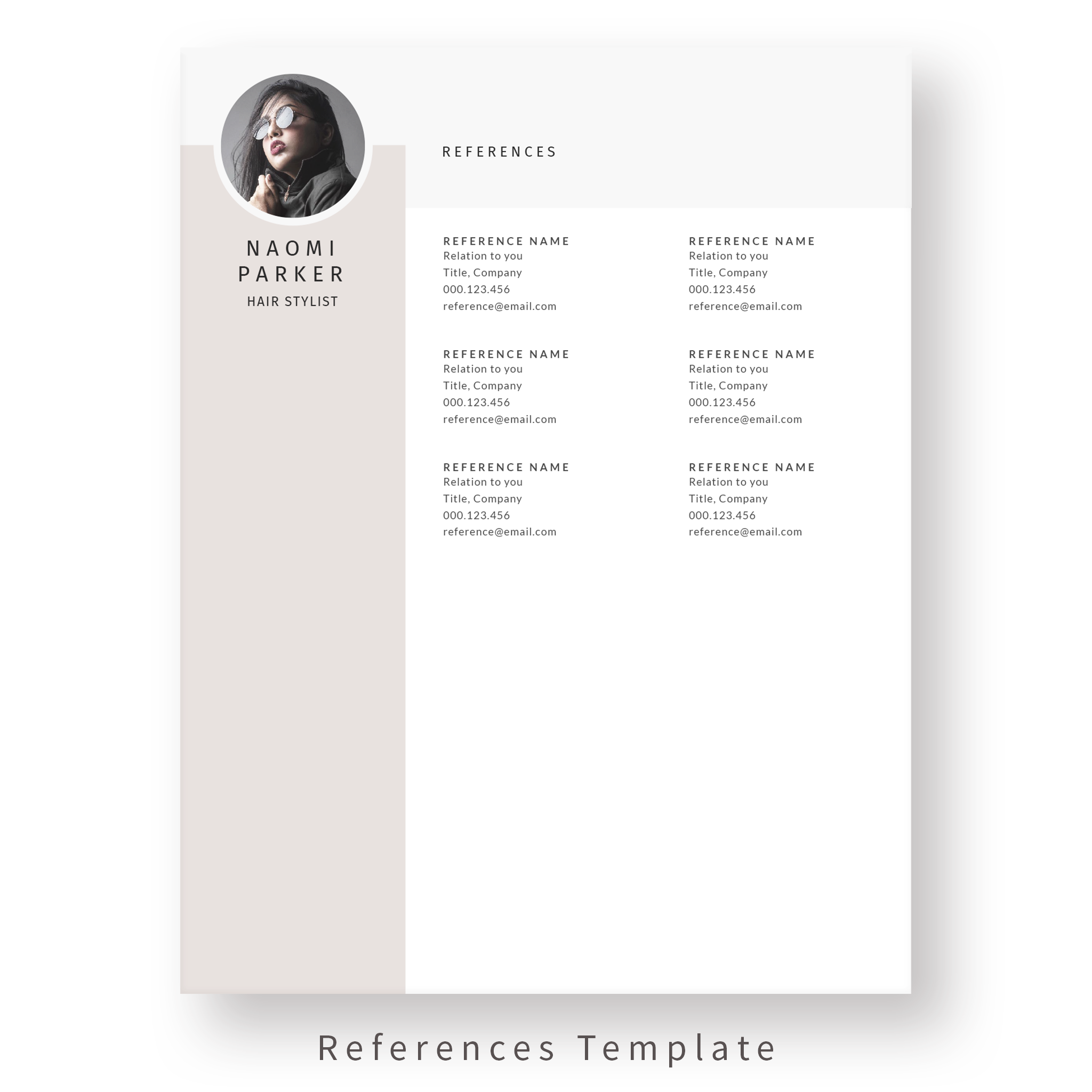 Detail References Template Word Nomer 53