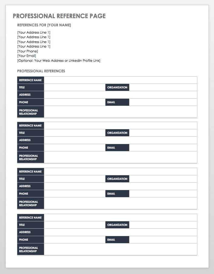 Detail References Template Word Nomer 7
