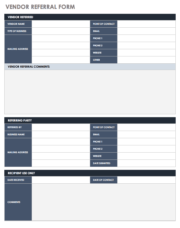 Detail Referral Tracker Excel Template Nomer 32