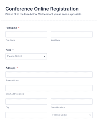 Detail Registration Form Template Nomer 21