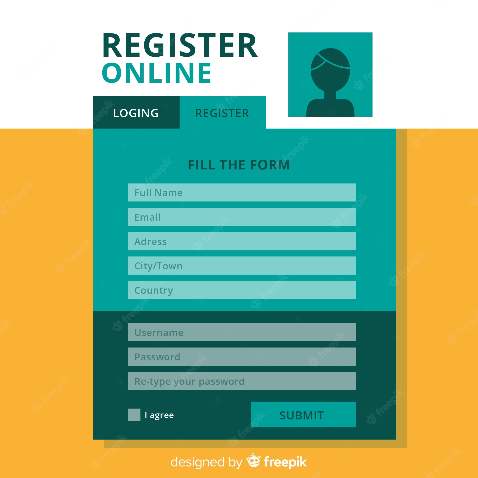 Detail Registration Form Template Nomer 24