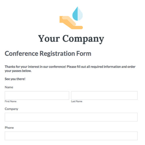 Detail Registration Form Template Nomer 34