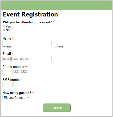 Detail Registration Form Template Nomer 5